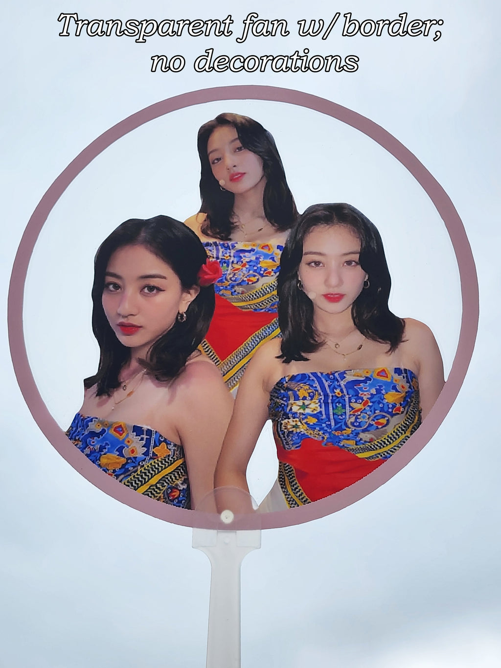 NOT DOUBLE-SIDED Custom Kpop Idol Fan / Picket / Image Picket / K-pop Bias / K-pop Group / Custom Photo Fan