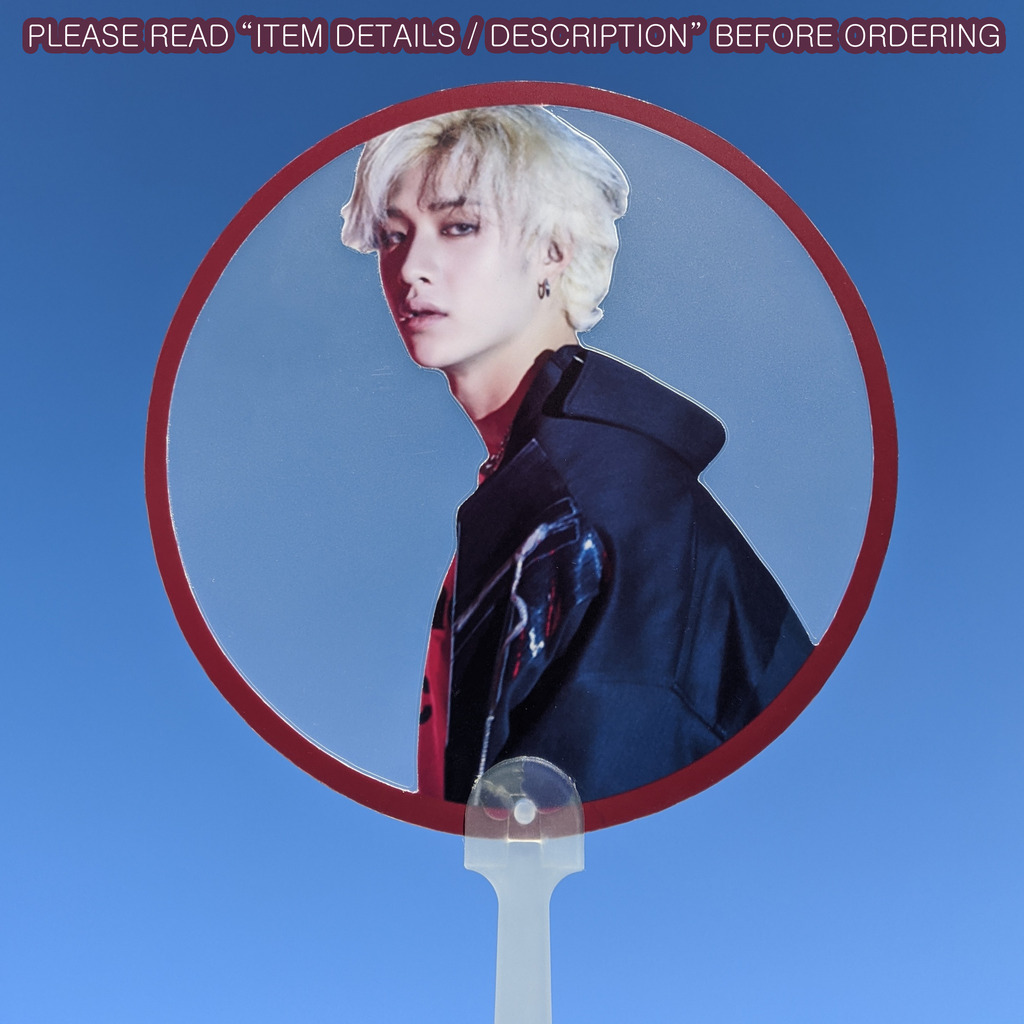 NOT DOUBLE-SIDED Custom Kpop Idol Fan / Picket / Image Picket / K-pop Bias / K-pop Group / Custom Photo Fan