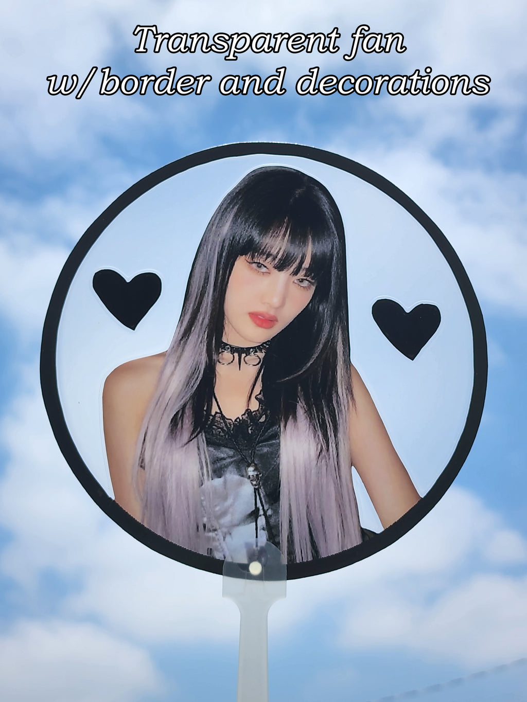 NOT DOUBLE-SIDED Custom Kpop Idol Fan / Picket / Image Picket / K-pop Bias / K-pop Group / Custom Photo Fan