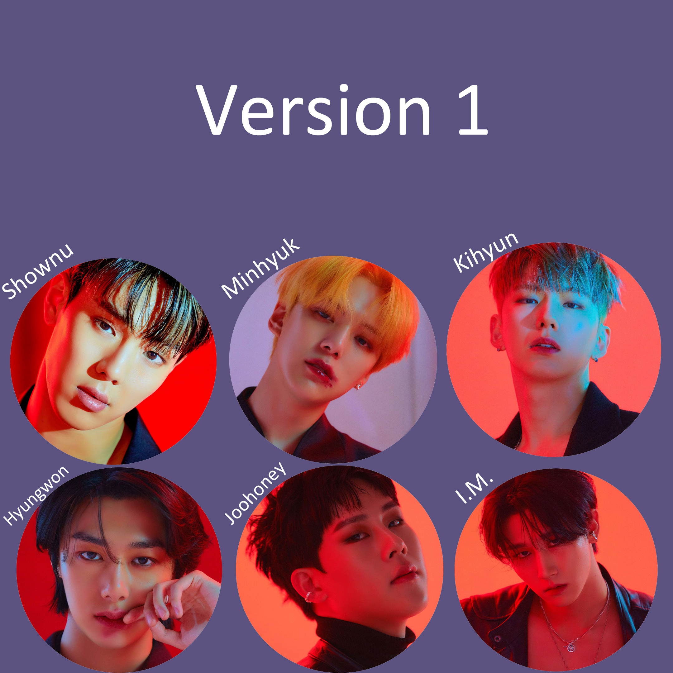 Monsta X "Fatal Love" Non-Transparent Fan / Picket / Image Picket / Kpop Bias Picket / Kpop Bias Flag / Kpop Name Sign