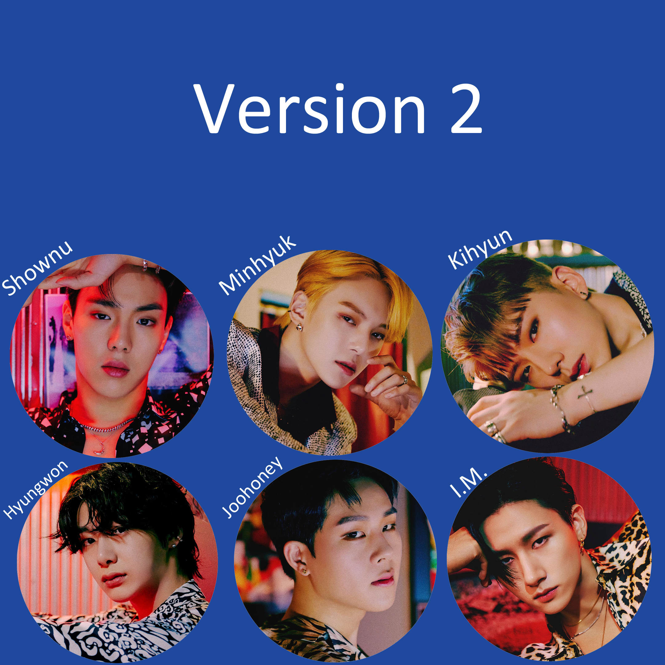 Monsta X "Fatal Love" Non-Transparent Fan / Picket / Image Picket / Kpop Bias Picket / Kpop Bias Flag / Kpop Name Sign