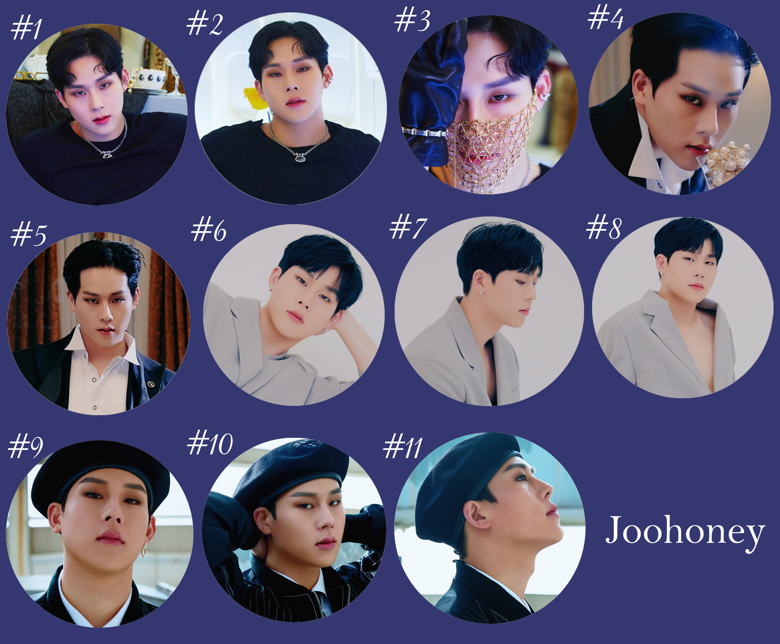 Monsta X "One of A Kind" Non-Transparent Fan / Picket / Image Picket / Kpop Bias Picket / Kpop Bias Flag / Kpop Name Sign