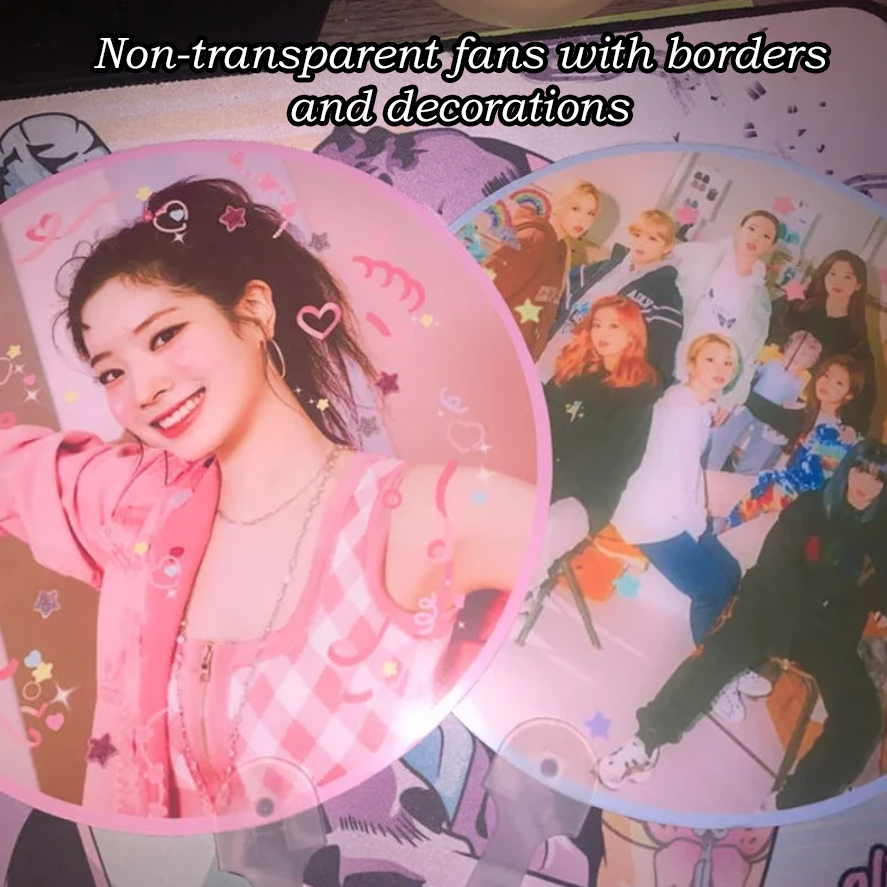 NOT DOUBLE-SIDED Custom Kpop Idol Fan / Picket / Image Picket / K-pop Bias / K-pop Group / Custom Photo Fan