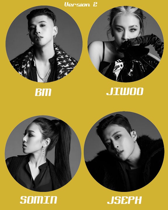 KARD "Red Moon" Pinback Buttons