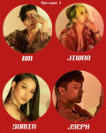 KARD "Red Moon" Pinback Buttons