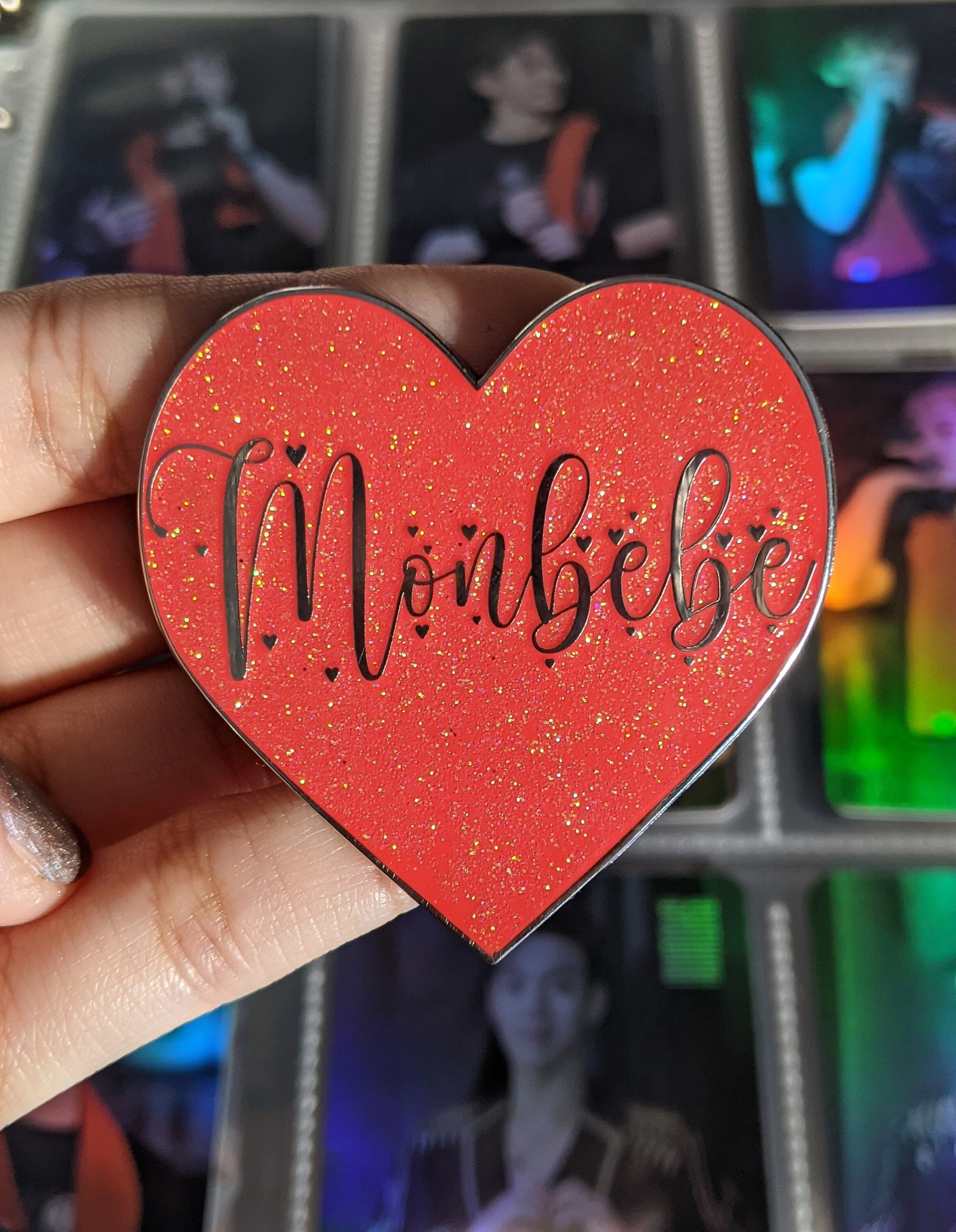 Monbebe Glitter Enamel Pin / Monsta X