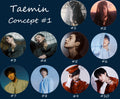 Taemin "Never Gonna Dance Again: Act 2" Pinback Buttons / Kpop Buttons / Kpop Bias Pin