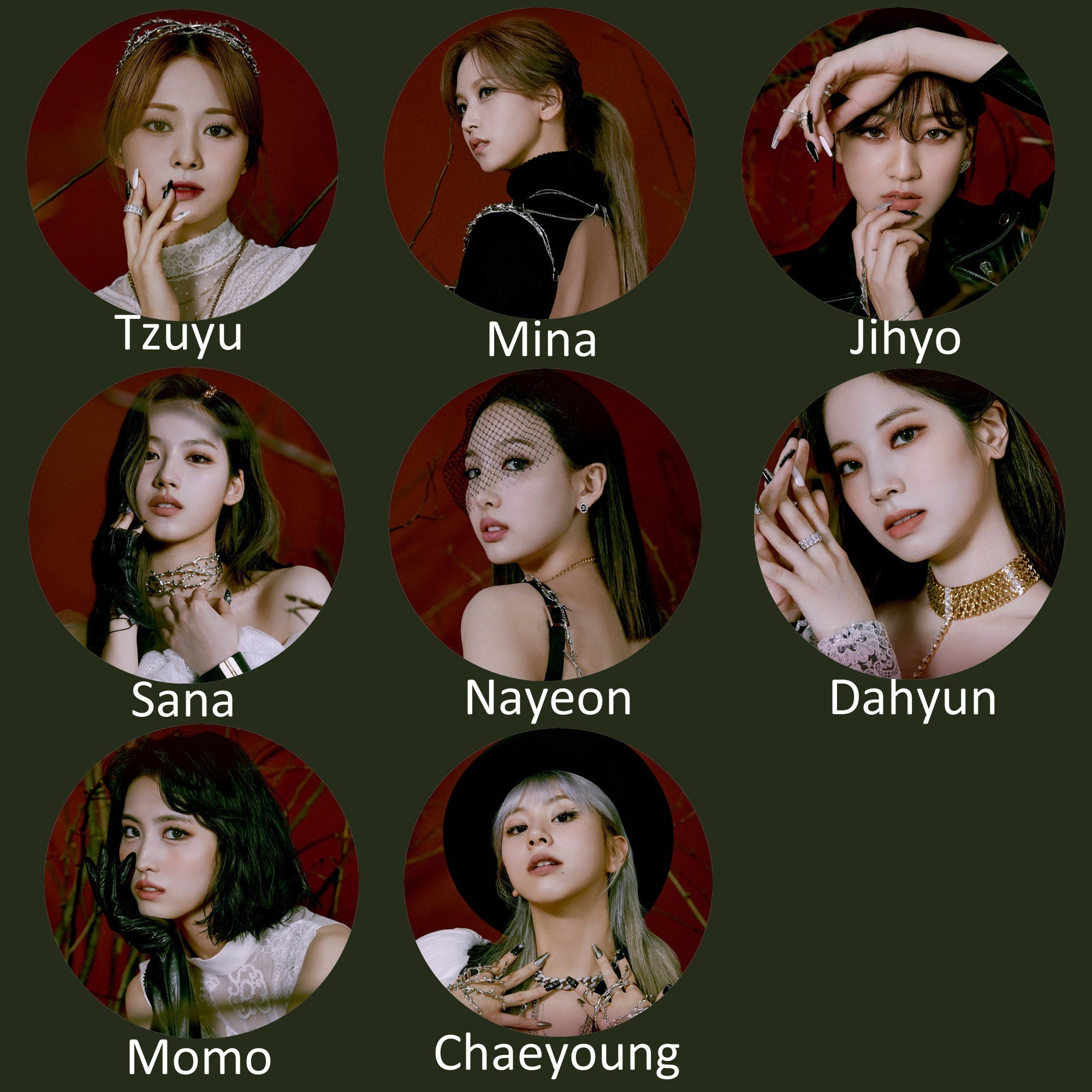 Twice "Cry For Me" Pinback Buttons / Kpop Buttons / Kpop Bias Pin