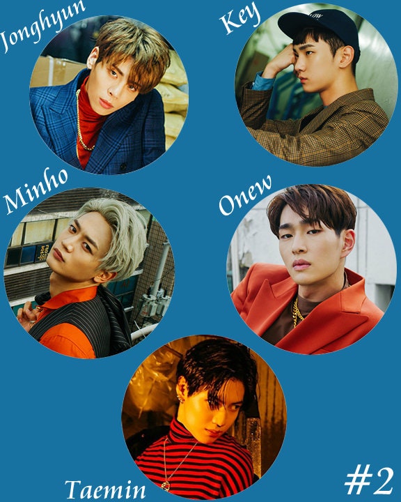 SHINee "1 of 1" Pinback Buttons / Kpop Buttons / Kpop Bias Pin