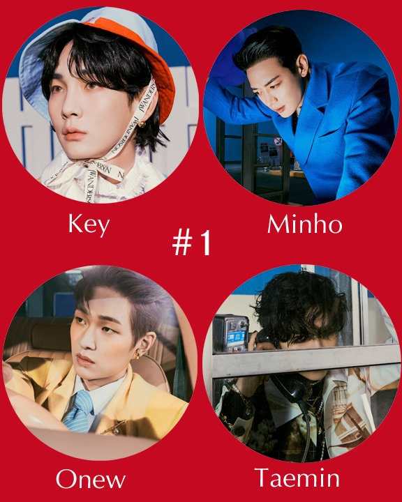 SHINee "Don't Call Me" Pinback Buttons / Kpop Buttons / Kpop Bias Pin