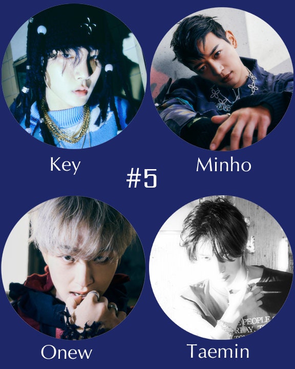 SHINee "Don't Call Me" Pinback Buttons / Kpop Buttons / Kpop Bias Pin