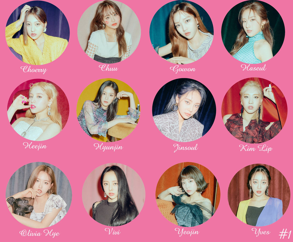 LOONA "[&]" Pinback Buttons / Kpop Buttons / Kpop Bias Pin