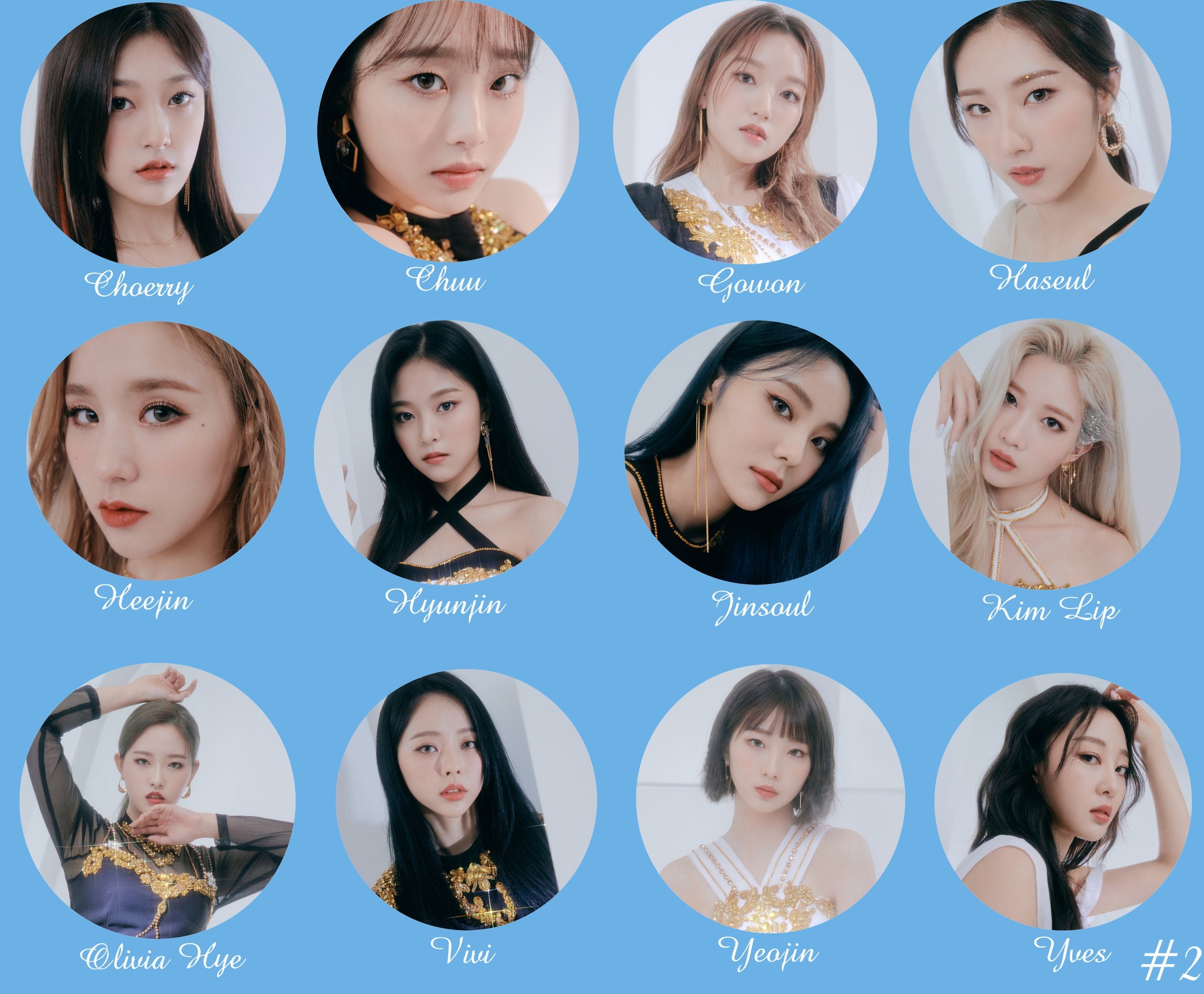 LOONA "[&]" Pinback Buttons / Kpop Buttons / Kpop Bias Pin