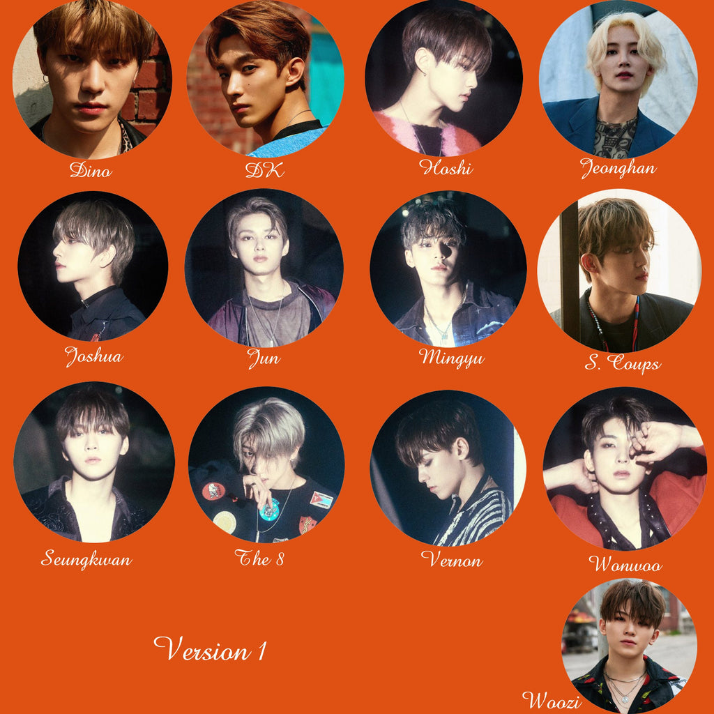 Seventeen Non-Transparent Fan / Picket / Image Picket / Kpop Bias Picket / Kpop Bias Flag / Kpop Name Sign