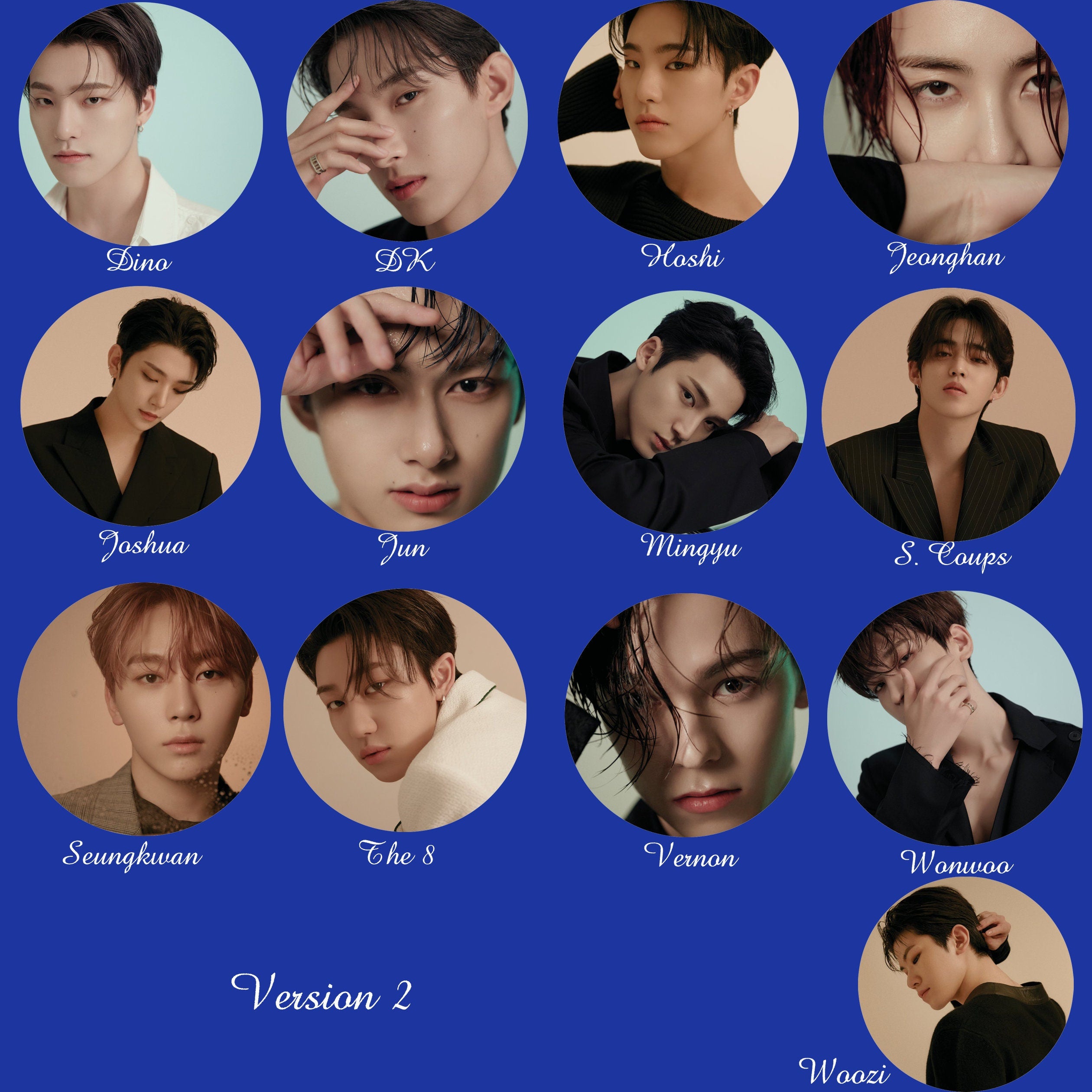 Seventeen "Your Choice" Pinback Buttons / Kpop Buttons / Kpop Bias Pin