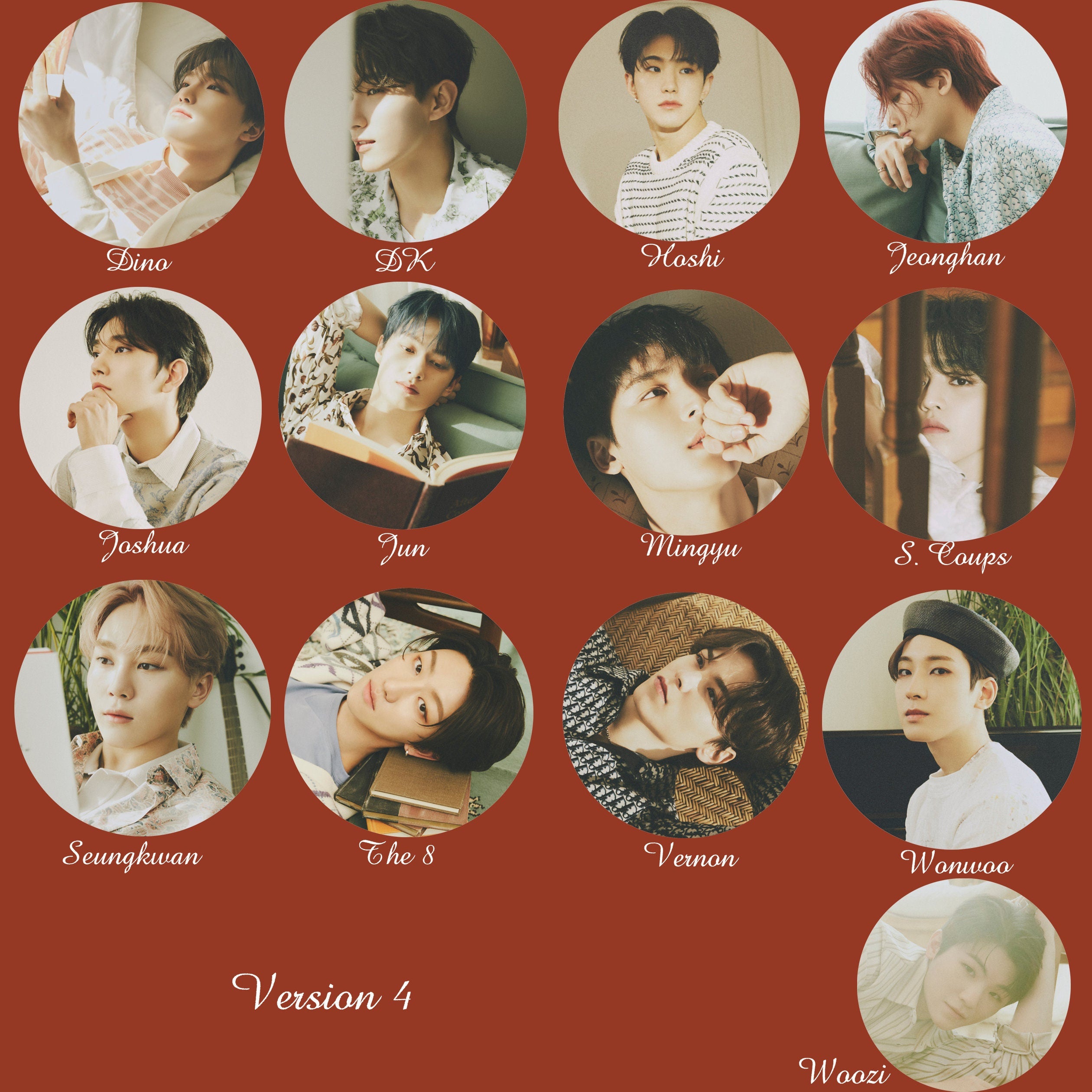 Seventeen "Your Choice" Pinback Buttons / Kpop Buttons / Kpop Bias Pin