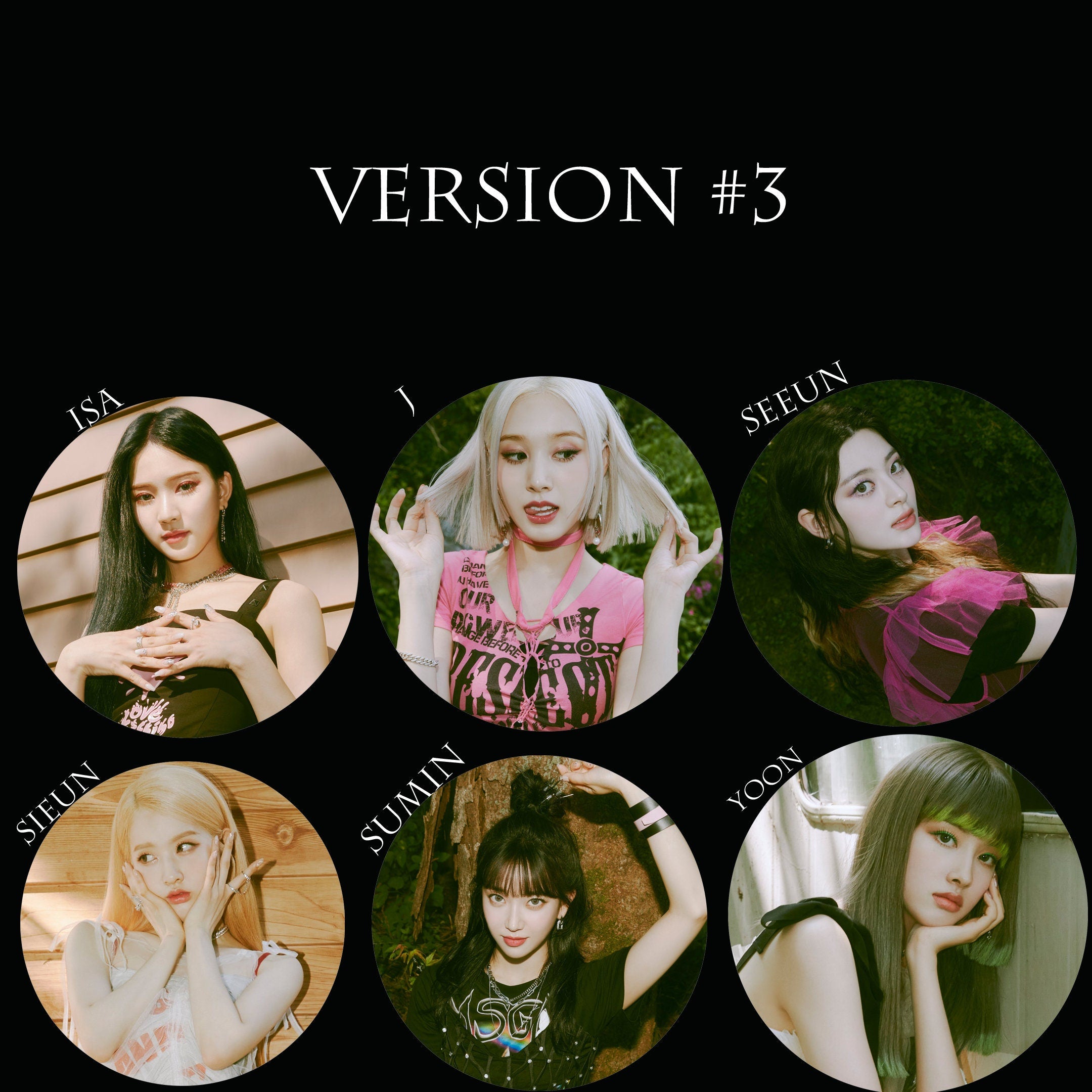 STAYC "Stereotype" Non-Transparent Fan / Picket / Image Picket / Kpop Bias Picket / Kpop Bias Flag / Kpop Name Sign