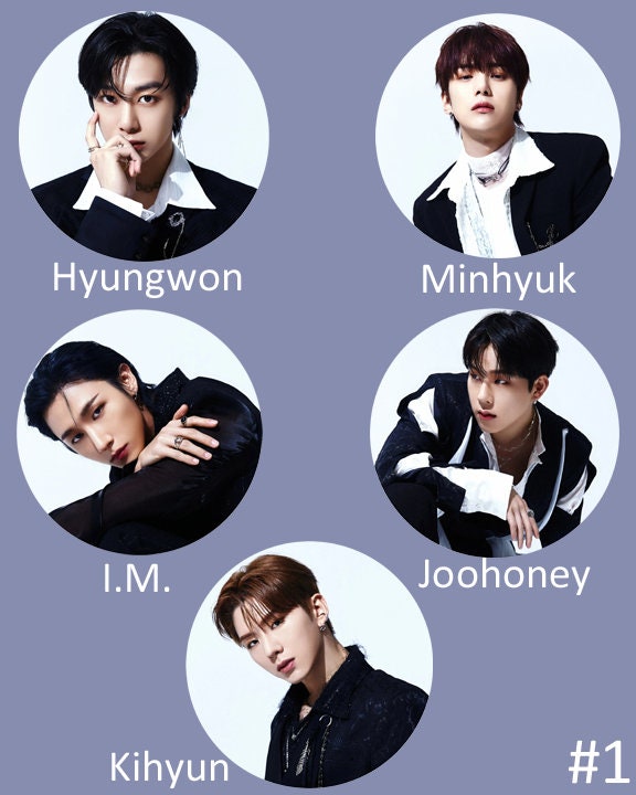 Monsta X "Shape of Love" Pinback Buttons