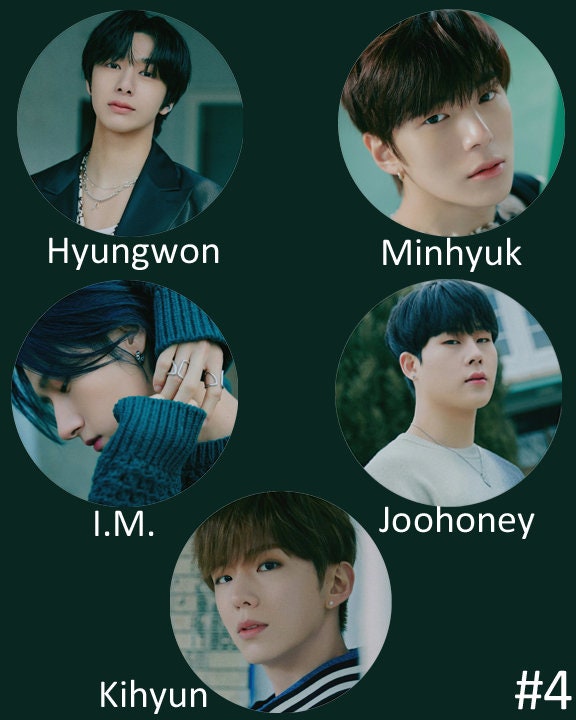 Monsta X "Shape of Love" Pinback Buttons
