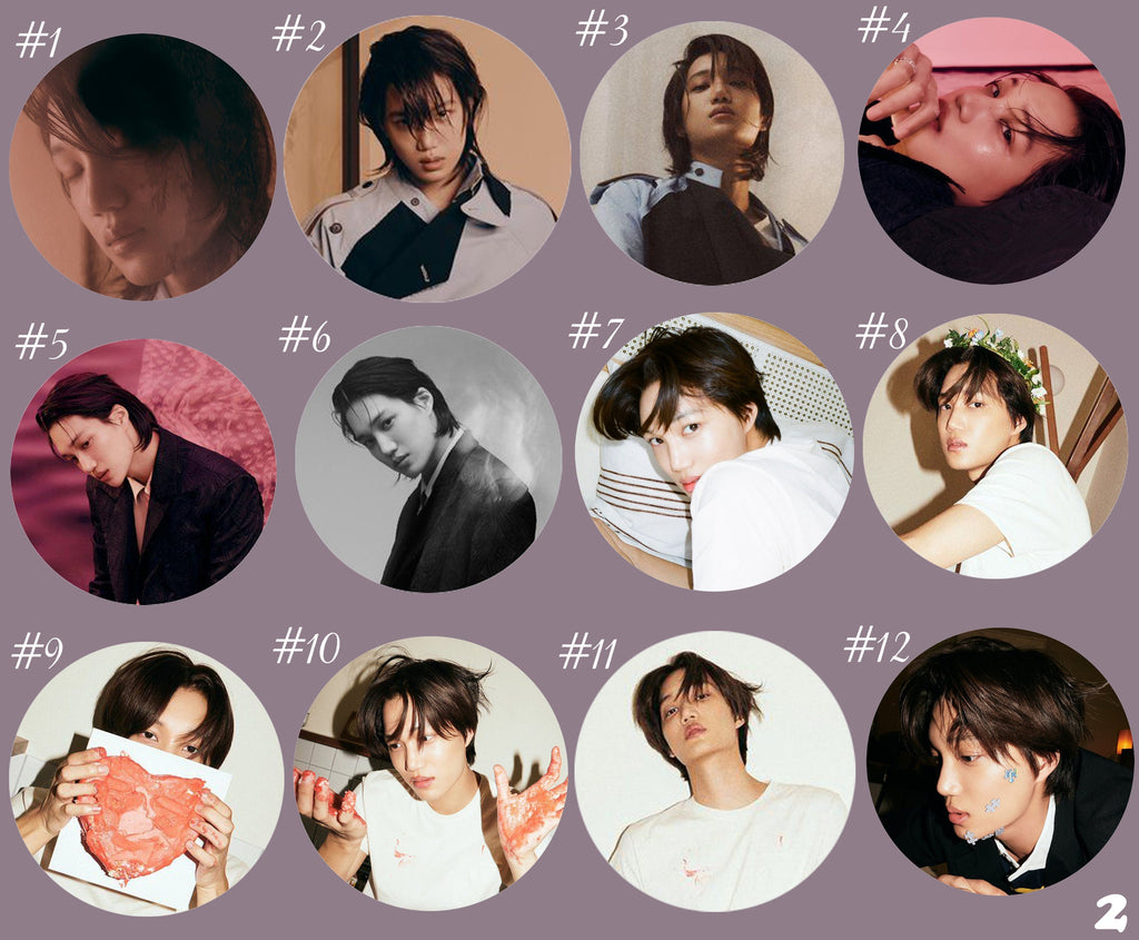 Kai Pinback Buttons / Kpop Buttons / Kpop Bias Pin