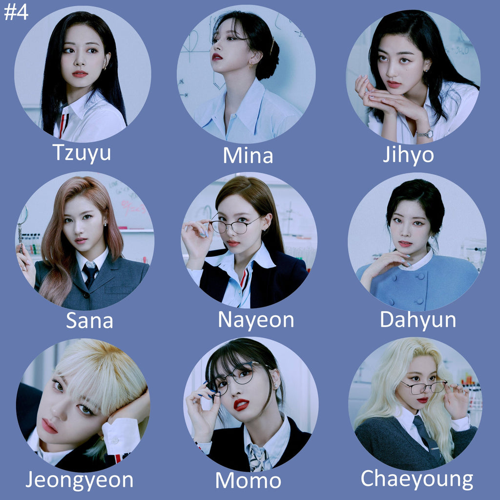 Twice "Formula of Love O + T = <3" Pinback Buttons / Kpop Buttons / Kpop Bias Pin