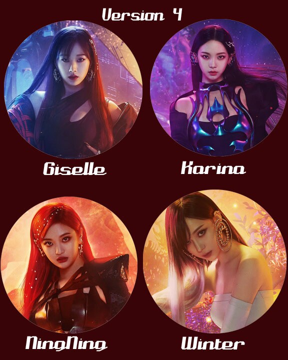 aespa "Next Level" Pinback Buttons