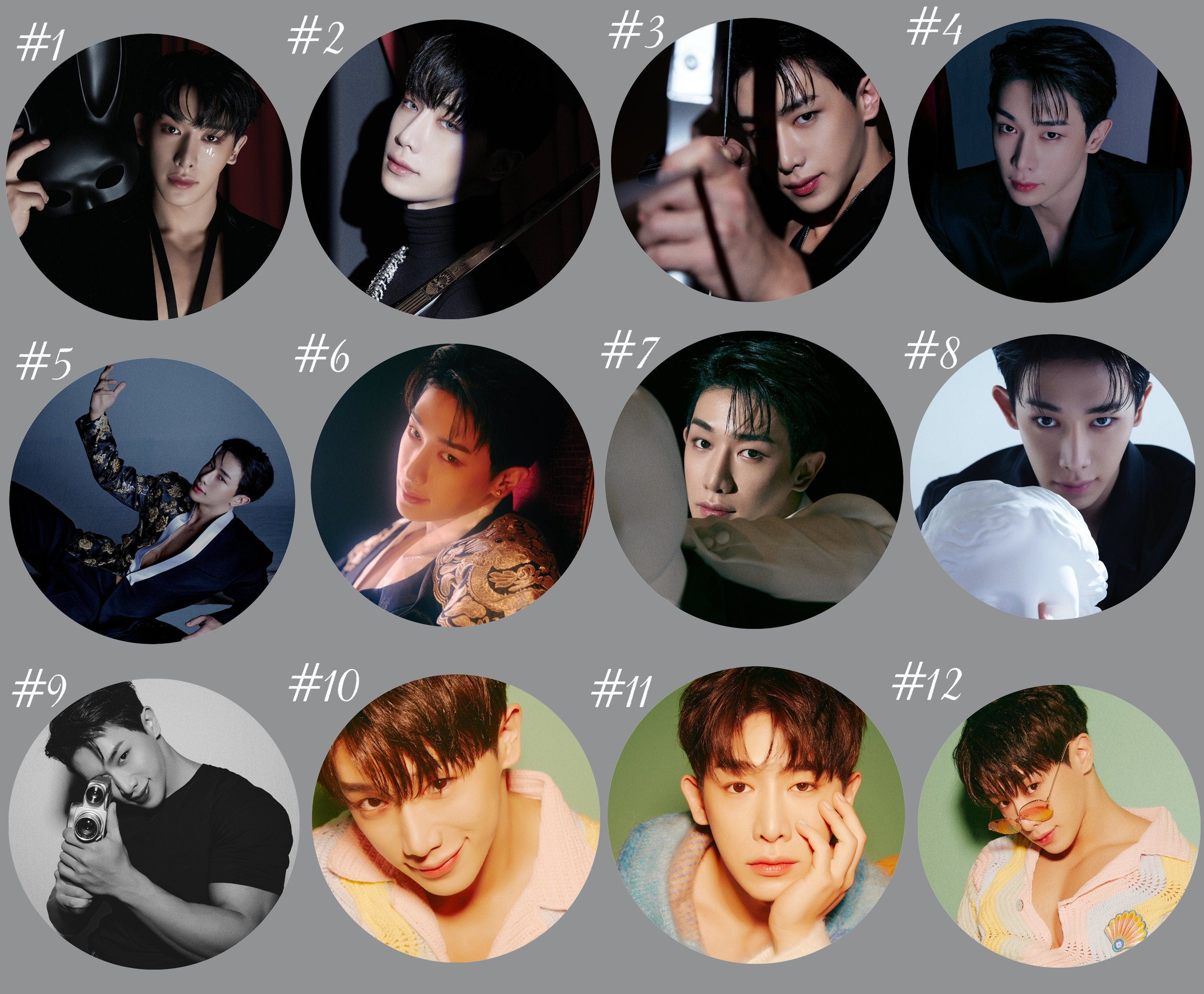 Wonho "Facade" Magnets / Kpop Magnets / Kpop Merch