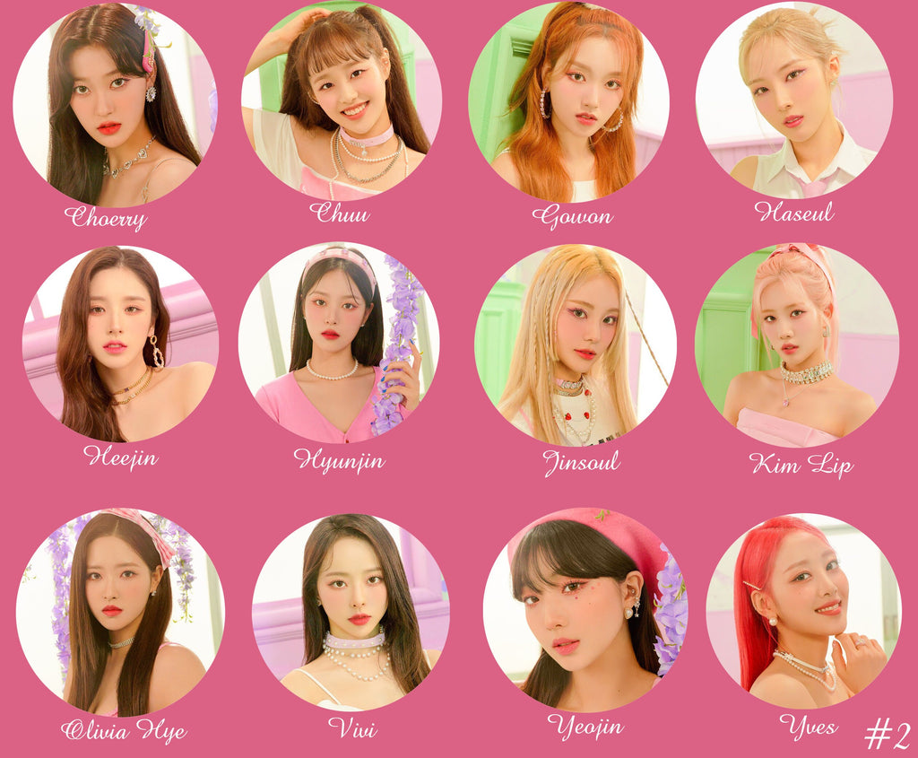 LOONA "Flip That" Pinback Buttons / Kpop Buttons / Kpop Bias Pin