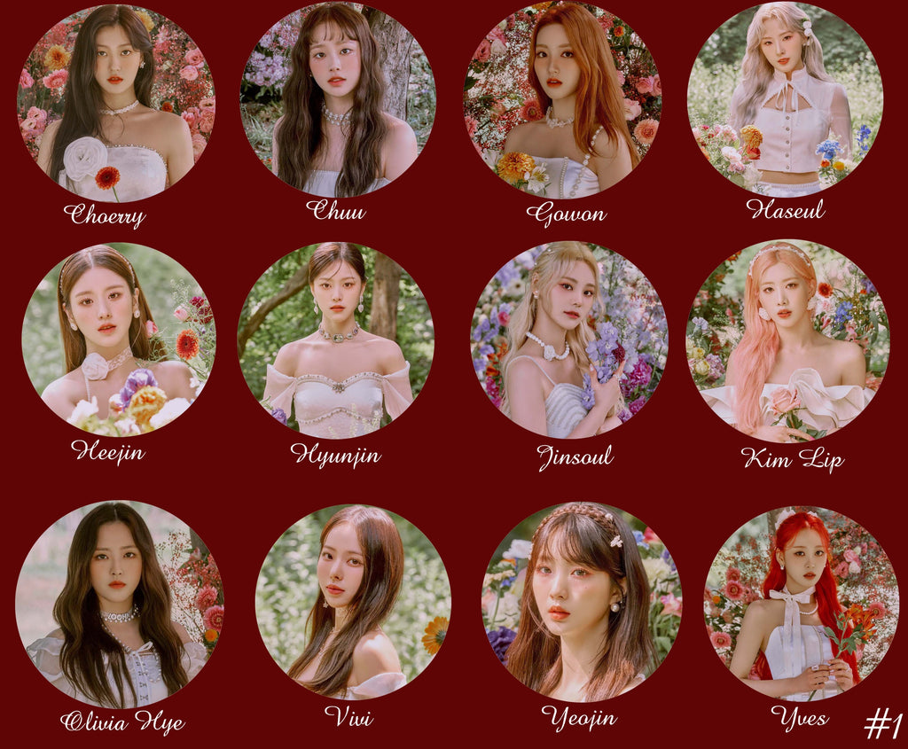 LOONA "Flip That" Pinback Buttons / Kpop Buttons / Kpop Bias Pin