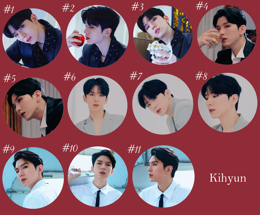 Monsta X "One of a Kind" Pinback Buttons / Kpop Buttons / Kpop Bias Pin