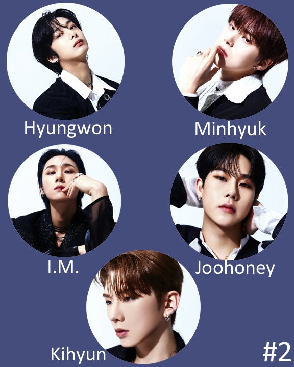 Monsta X "Shape of Love" Pinback Buttons