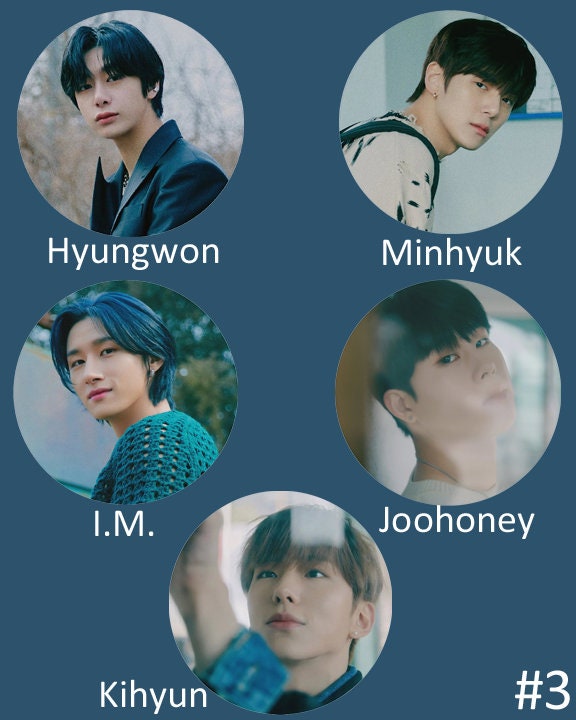 Monsta X "Shape of Love" Pinback Buttons