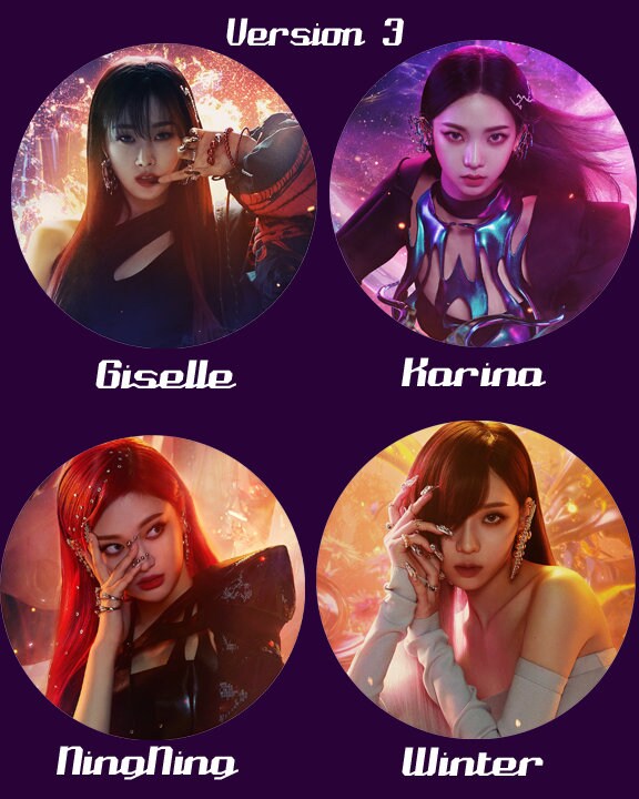 aespa "Next Level" Pinback Buttons