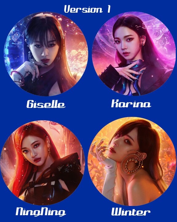 aespa "Next Level" Pinback Buttons