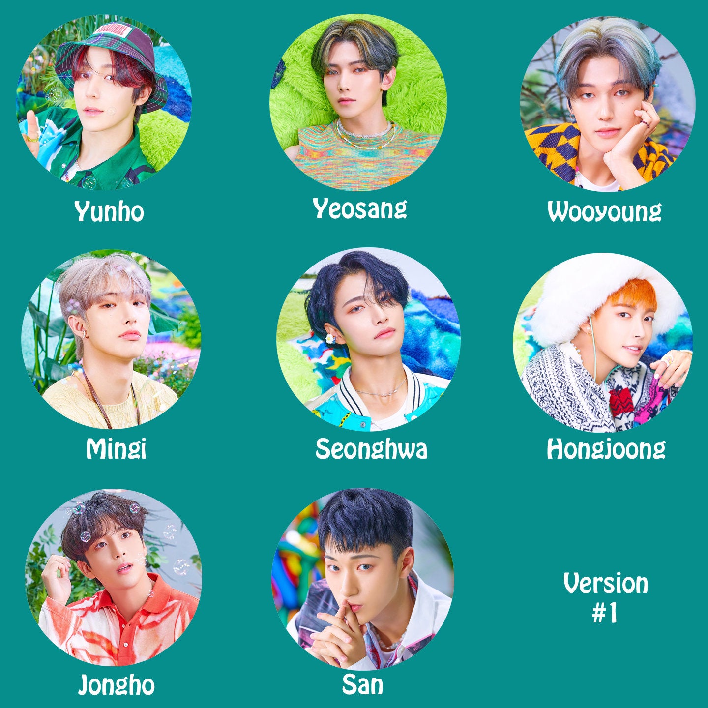 ATEEZ "Zero: Fever Part.3" Non-Transparent Fan / Picket / Image Picket / Kpop Bias Picket / Kpop Bias Flag / Kpop Name Sign