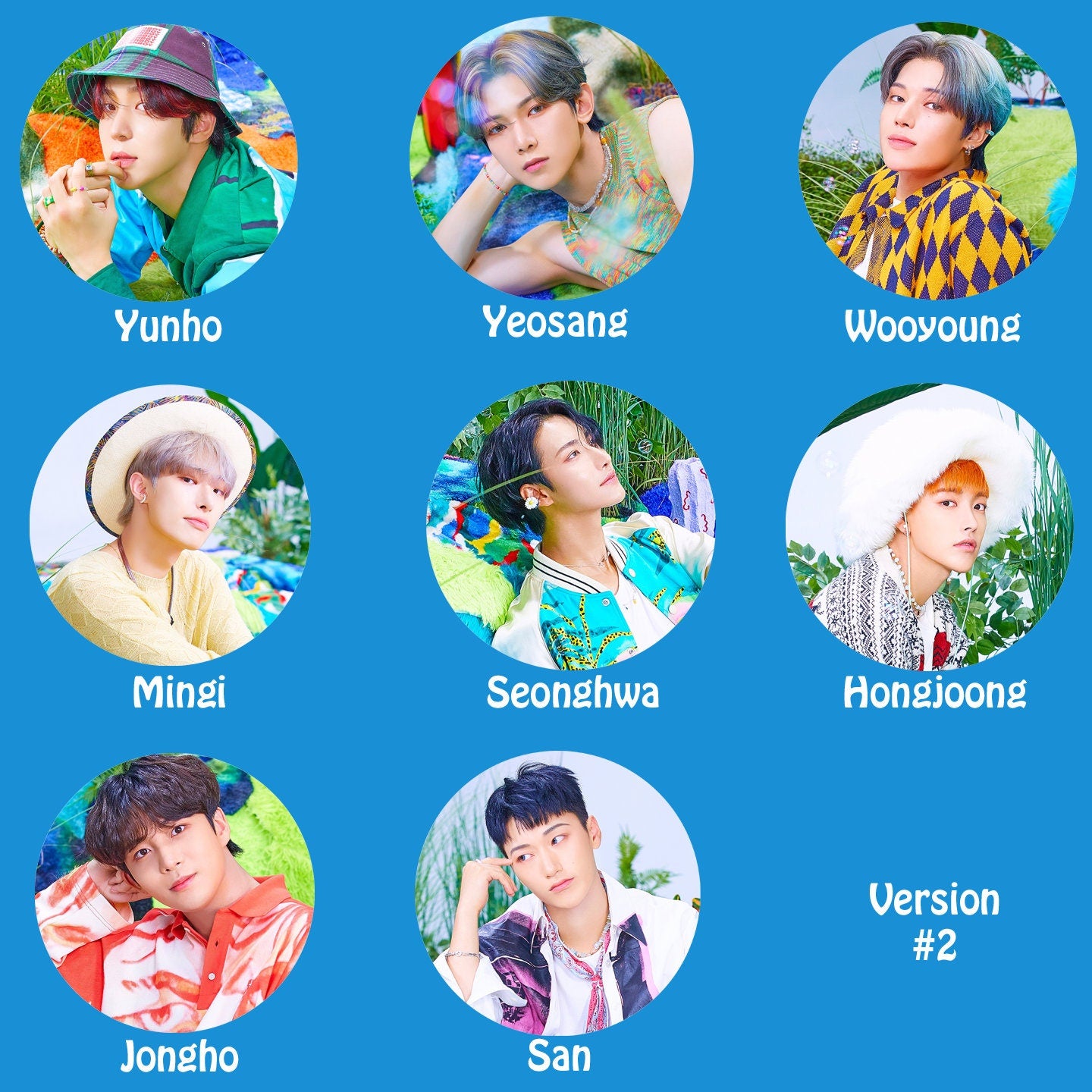 ATEEZ "Zero: Fever Part.3" Non-Transparent Fan / Picket / Image Picket / Kpop Bias Picket / Kpop Bias Flag / Kpop Name Sign