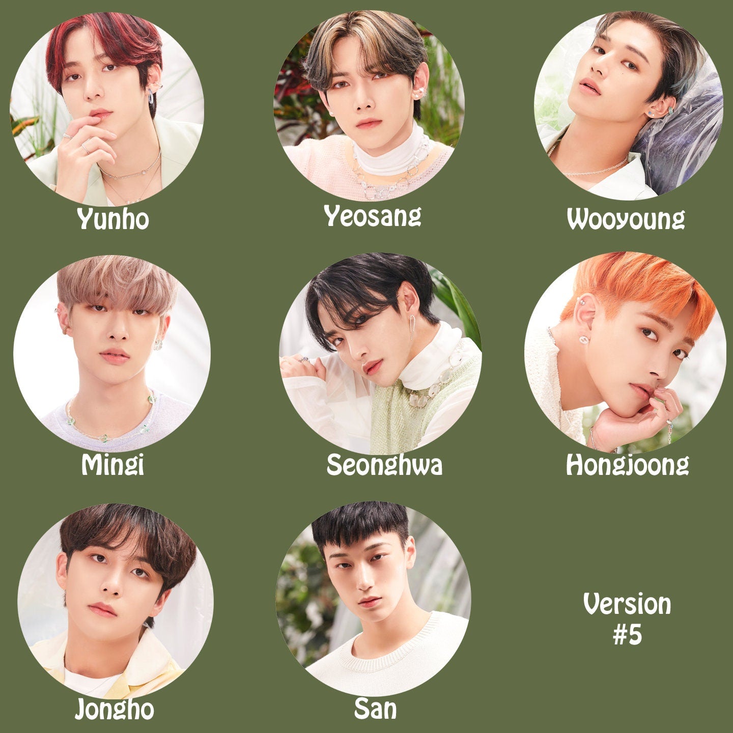 ATEEZ "Zero: Fever Part.3" Non-Transparent Fan / Picket / Image Picket / Kpop Bias Picket / Kpop Bias Flag / Kpop Name Sign