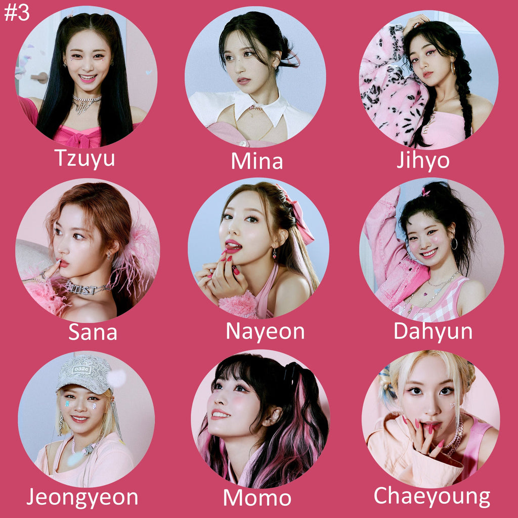 Twice "Formula of Love O + T = <3" Non-Transparent Fan / Picket / Image Picket / Kpop Bias Picket / Kpop Bias Flag / Kpop Name Sign