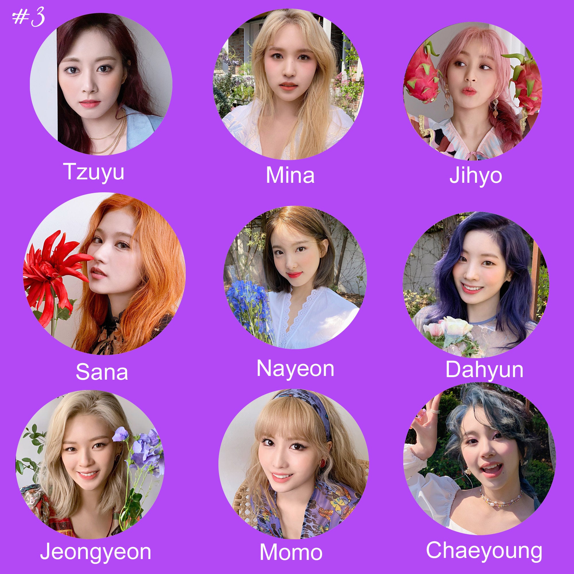 Twice "More and More" Non-Transparent Fan / Picket / Image Picket / Kpop Bias Picket / Kpop Bias Flag / Kpop Name Sign