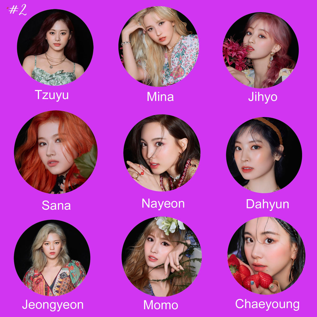 Twice "More and More" Non-Transparent Fan / Picket / Image Picket / Kpop Bias Picket / Kpop Bias Flag / Kpop Name Sign