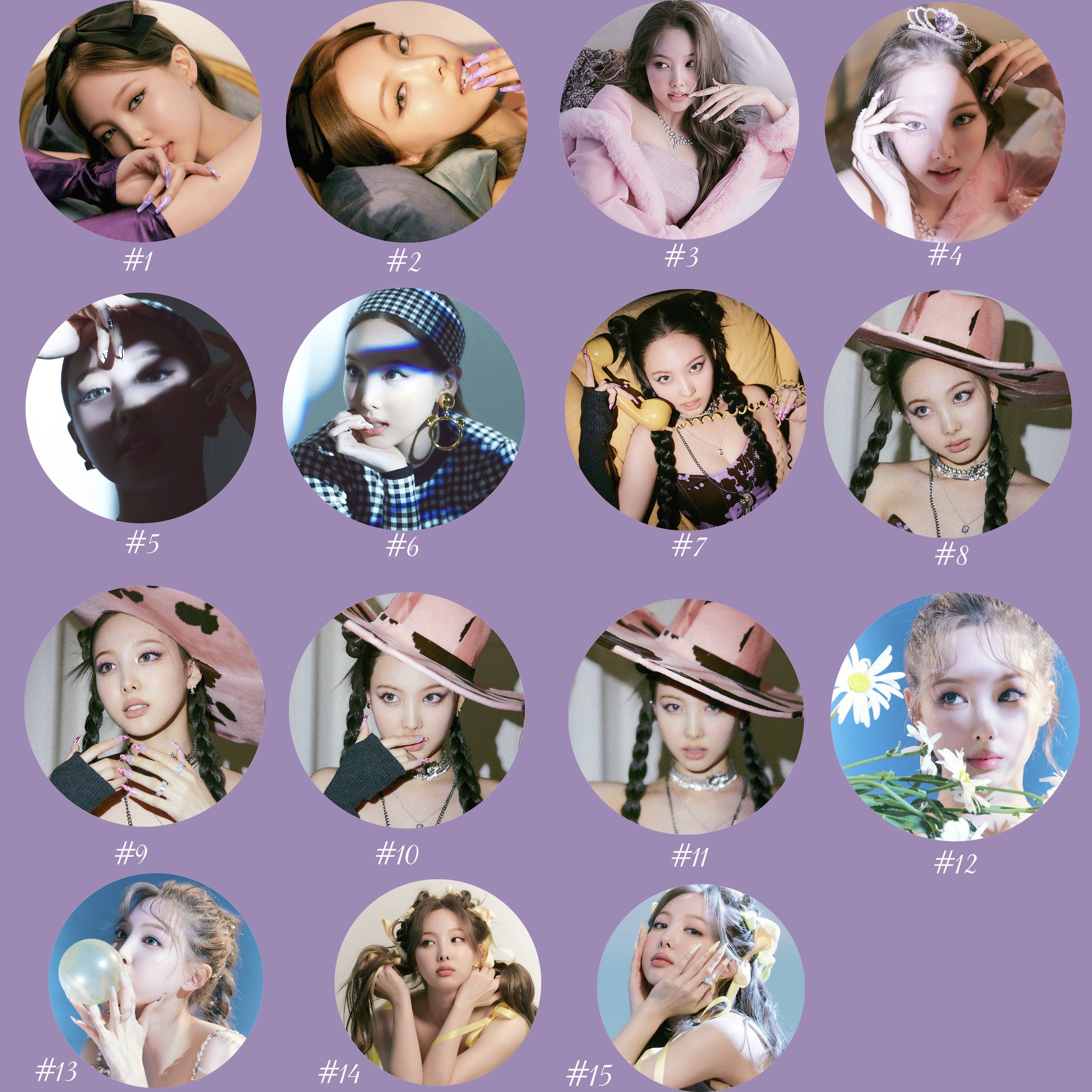 Nayeon "Im Nayeon" Non-Transparent Fan / Picket / Image Picket / Kpop Bias Picket / Kpop Bias Flag / Kpop Name Sign