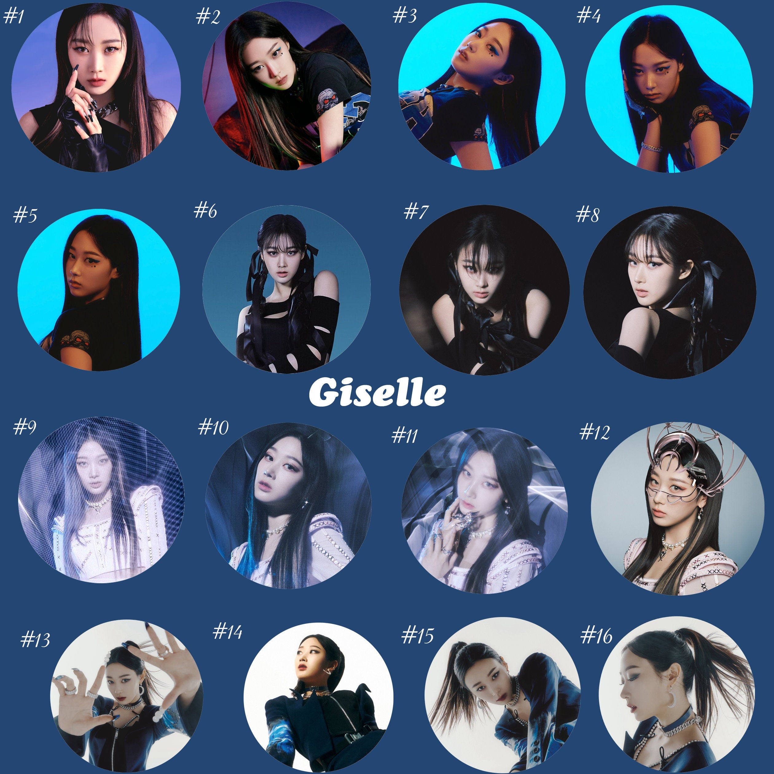 aespa "Savage" Non-Transparent Fan / Picket / Image Picket / Kpop Bias Picket / Kpop Bias Flag / Kpop Name Sign