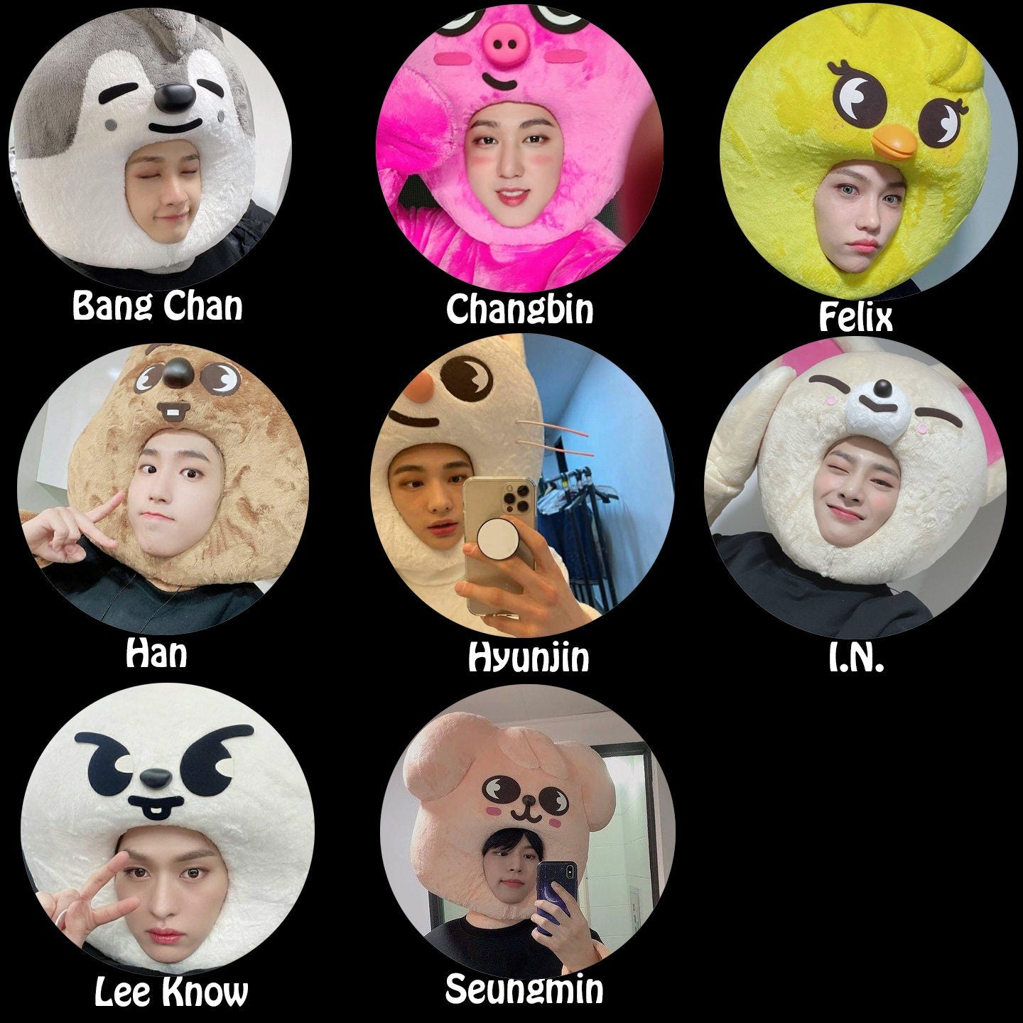 Stray Kids SKZOO Pinback Buttons / Kpop Buttons / Kpop Bias Pin