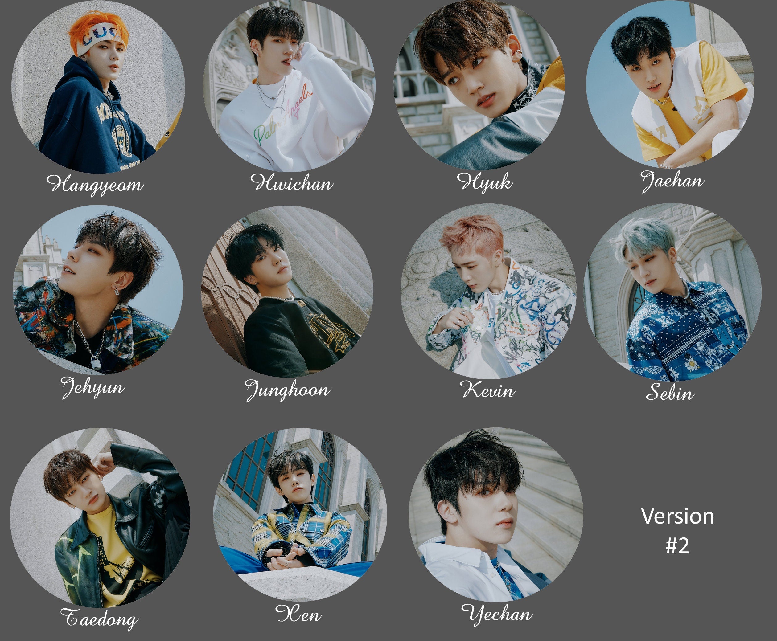 OMEGA X "Story Written In Music" Pinback Buttons / Kpop Buttons / Kpop Bias Pin