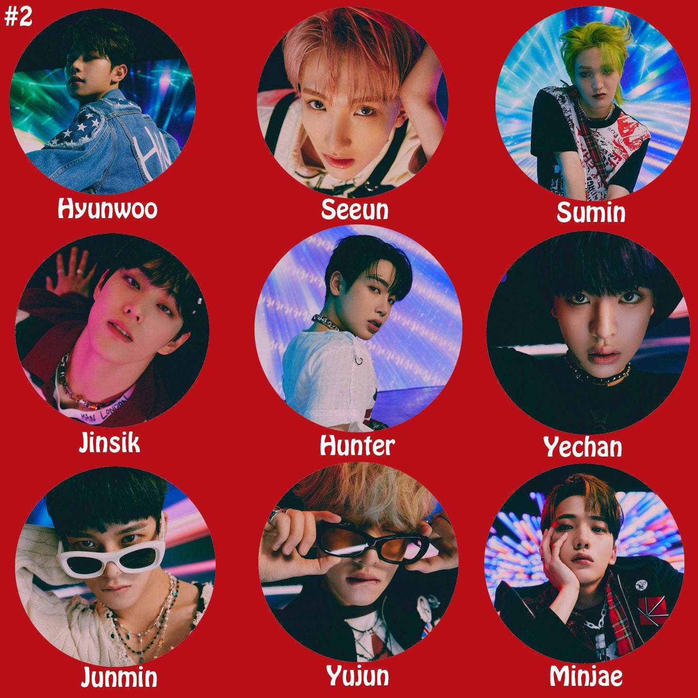 xikers "House of Tricky: How To Play" Non-Transparent Fan / Picket / Image Picket / Kpop Bias Picket / Kpop Bias Flag / Kpop Name Sign