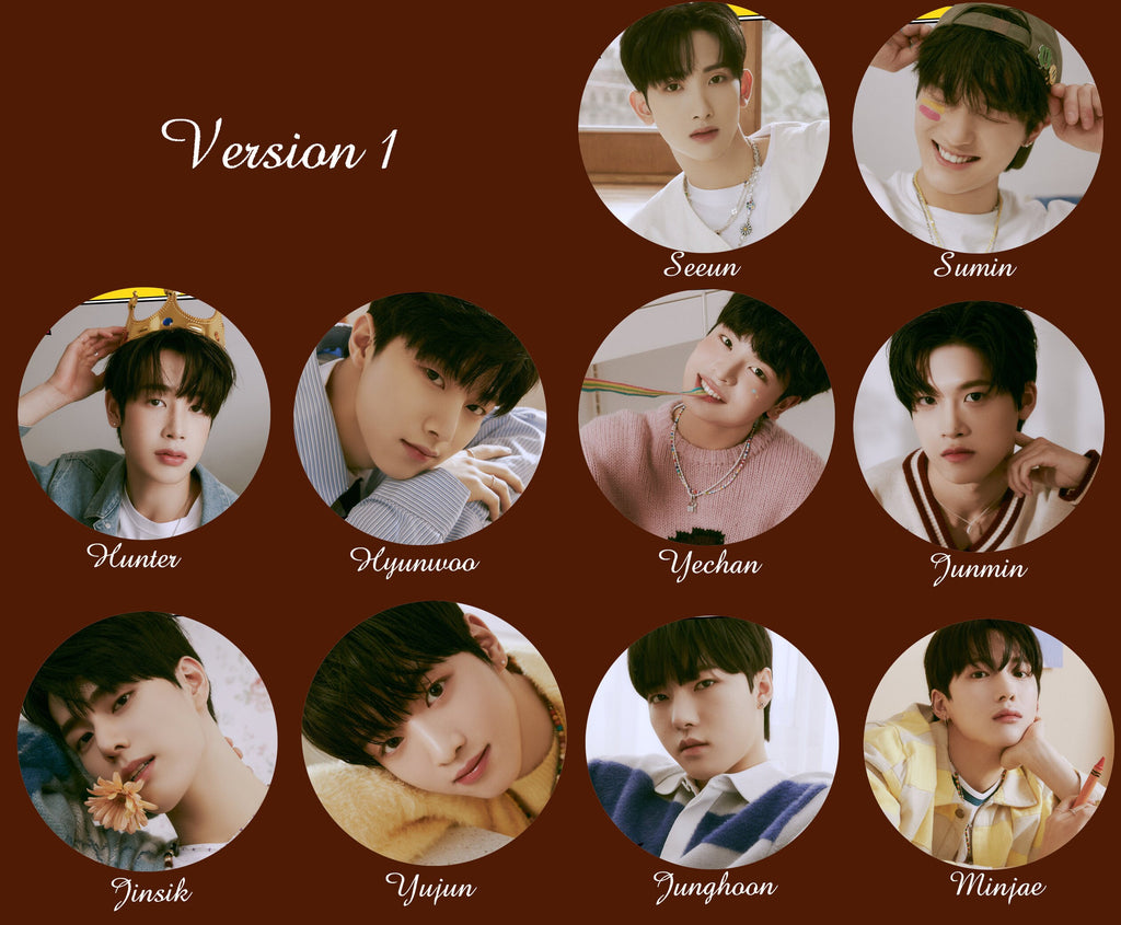 xikers "House of Tricky: Doorbell Ringing" Pinback Buttons / Kpop Buttons / Kpop Bias Pin