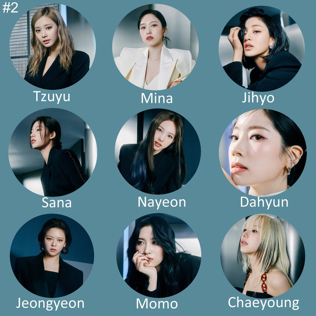 Twice "Ready To Be" Pinback Buttons / Kpop Buttons / Kpop Bias Pin