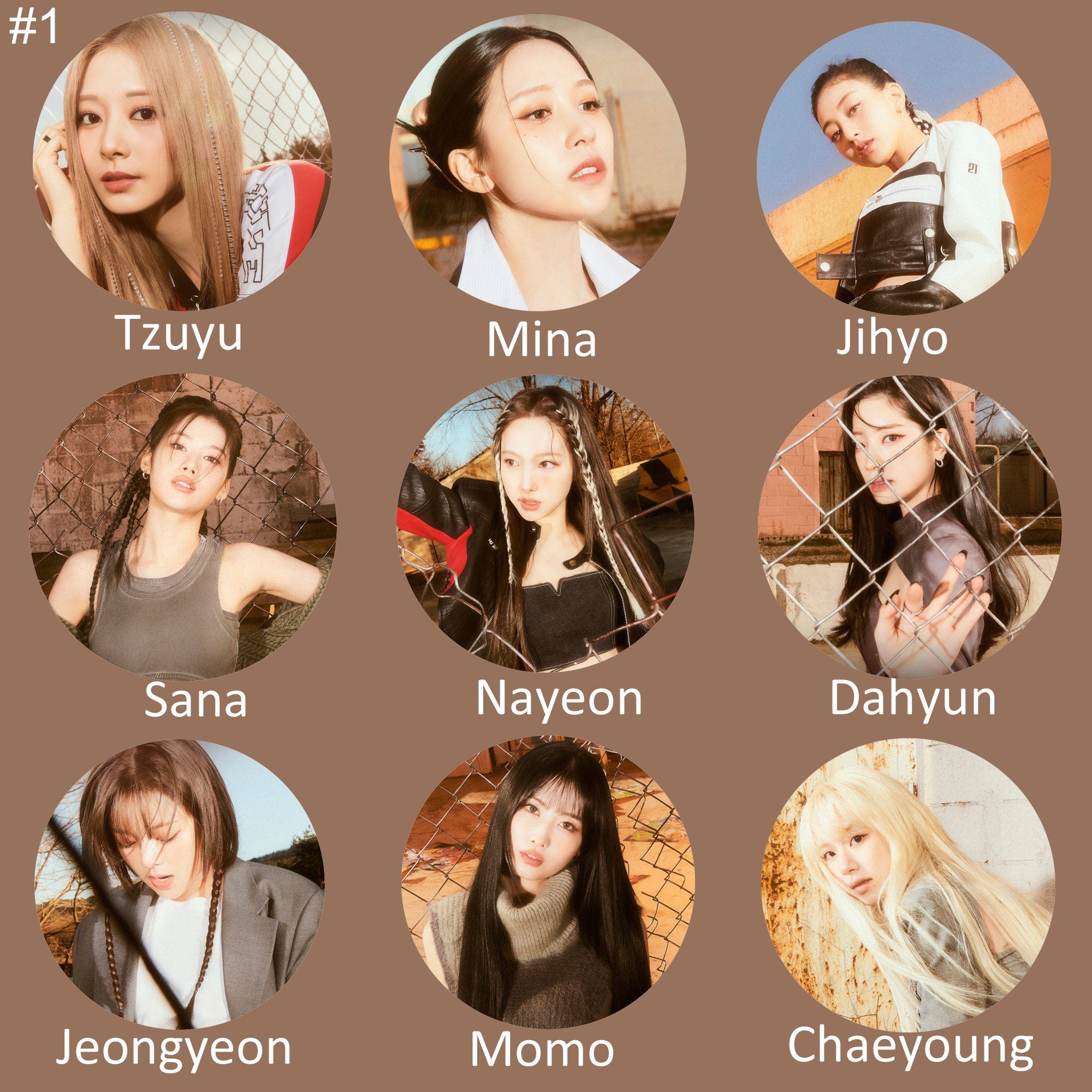 Twice "Ready To Be" Pinback Buttons / Kpop Buttons / Kpop Bias Pin