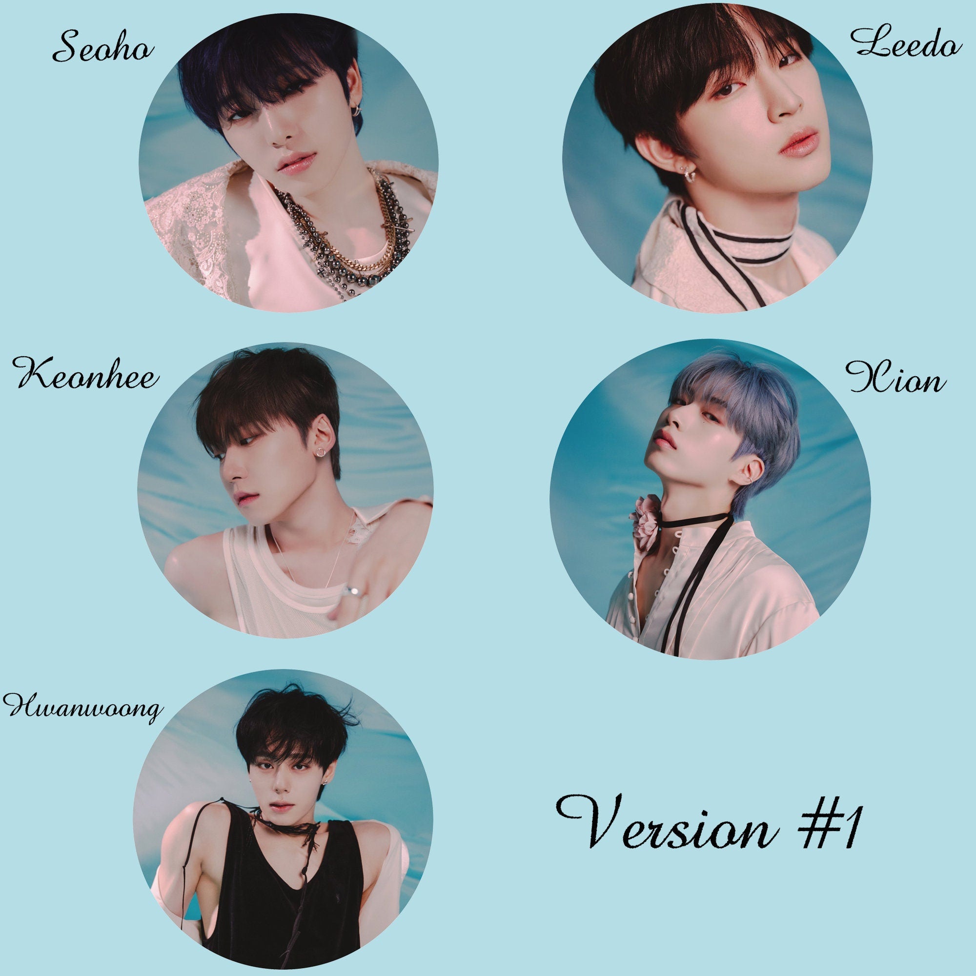 ONEUS "La Dolce Vita" Non-Transparent Fan / Picket / Image Picket / Kpop Bias Picket / Kpop Bias Flag / Kpop Name Sign