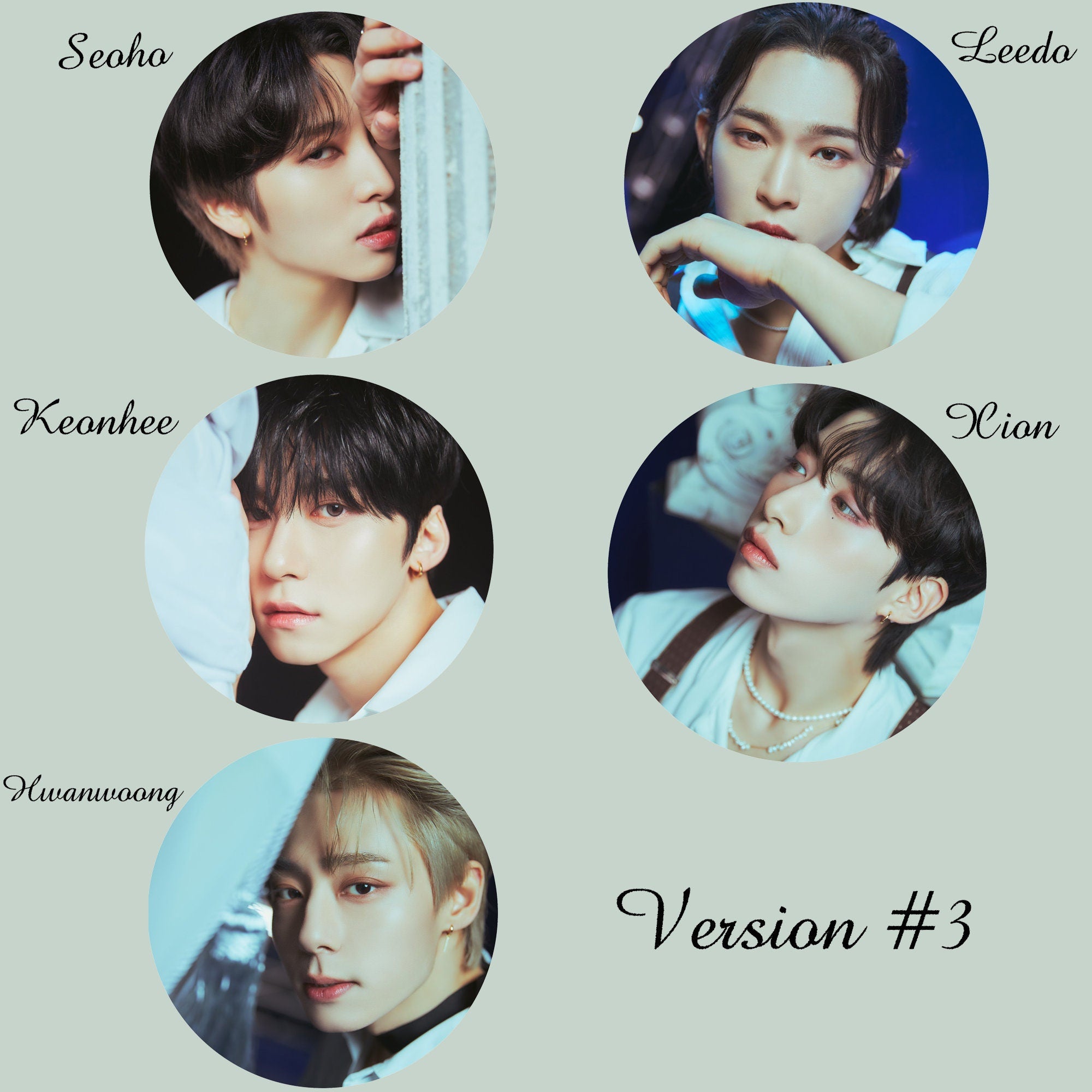 ONEUS "Pygmalion" Non-Transparent Fan / Picket / Image Picket / Kpop Bias Picket / Kpop Bias Flag / Kpop Name Sign